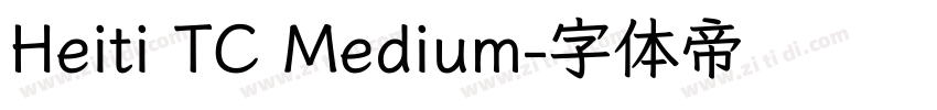 Heiti TC Medium字体转换